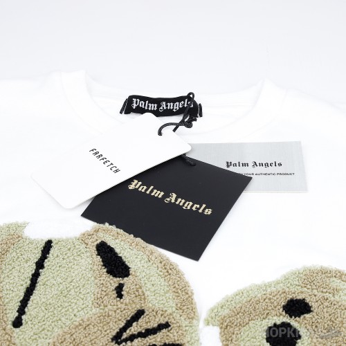 Palm Angels Black Broken Bear T-Shirt